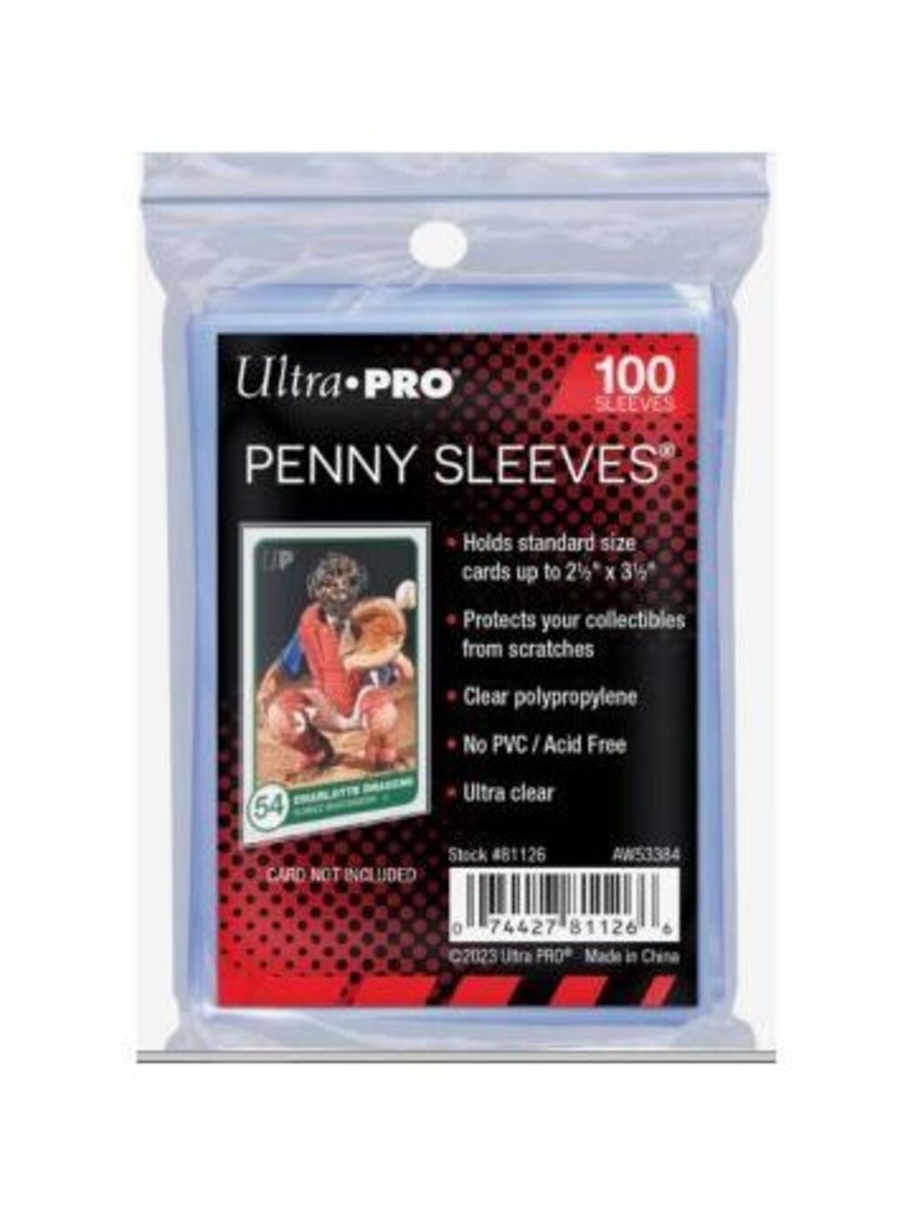 Ultra Pro 2.5" X 3.5" 35pt Penny Sleeves 100ct